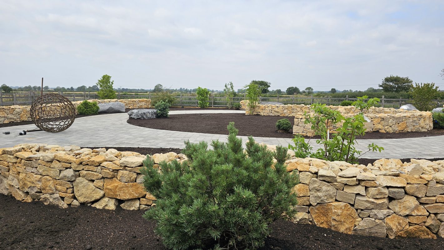 Photo during construction, Sustainability, Biodiversity & Crafting a Traditional Garden, Market Rasen, Lincolnshire, UK